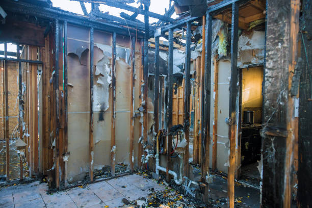 Professional Fire Damage Repair technician working in Carrington, ND